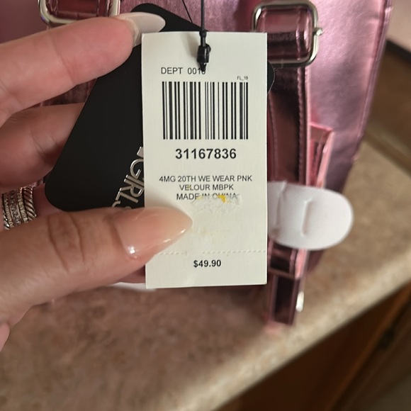 🛍️Last One!🛍️ Mean Girls On Wednesdays We Wear Pink Mini Backpack - Picture 6 of 8